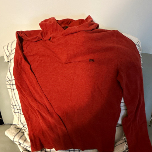 Vans men red solid logo - men's,