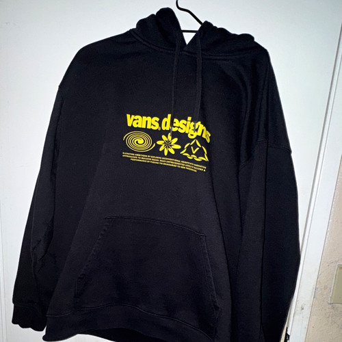Vans black graphic print - graphic,