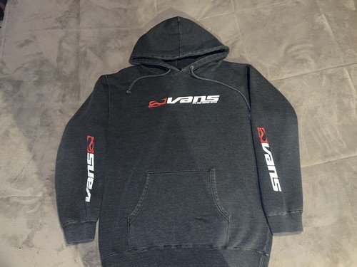 Y2k vans grey medium hoodie - y2k,