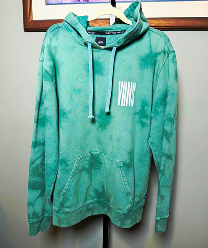 Vans green pullover fleece - vans,