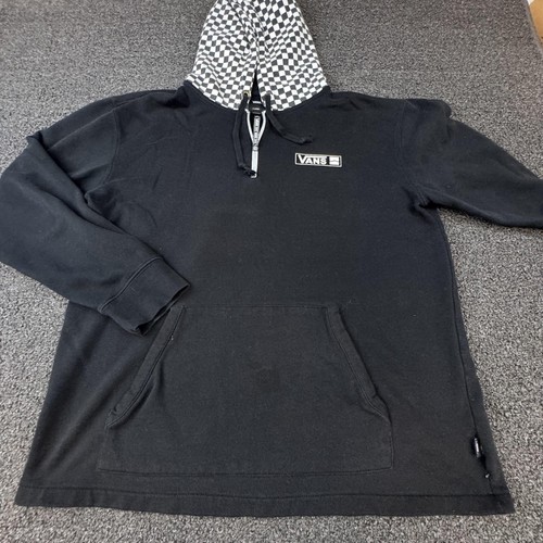 Vans hoodie mens black - vans,