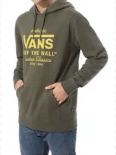 Vans olive green hoodie with - olive,