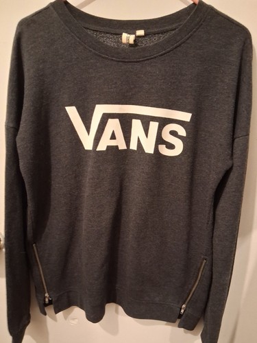 Vans men gray fleece - men's, s