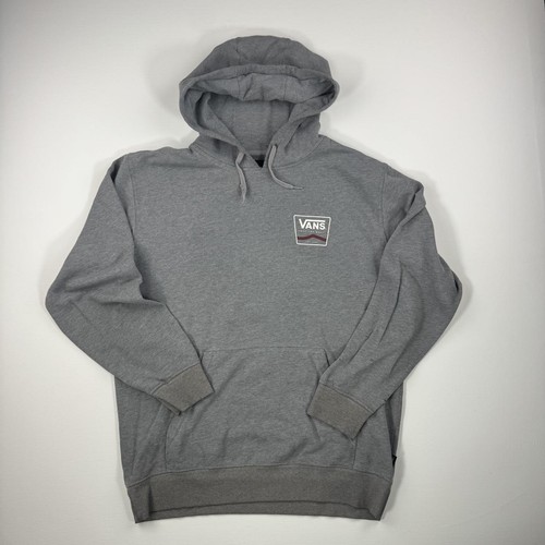 Vans men gray hoodie size - gray,