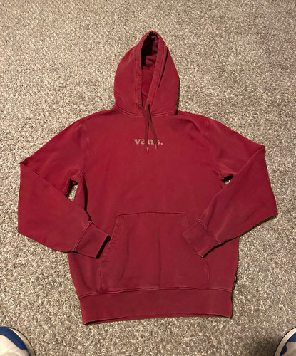 Vans burgundy fleece - fleece, pullover